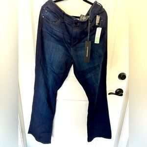Liverpool Plus Size Dark Wash Bootcut Jeans - New with Tags